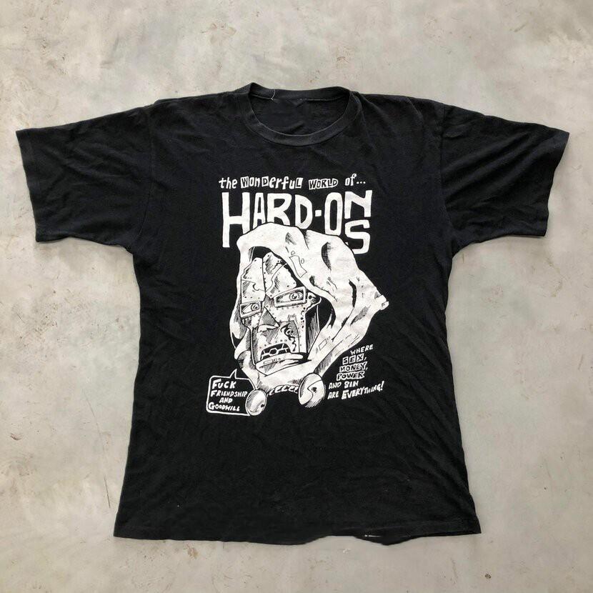 HardOns 1989 The Hard Ons Dr Doom Tshirt Cotton For men Women S4XL Unisex T-Shirt S