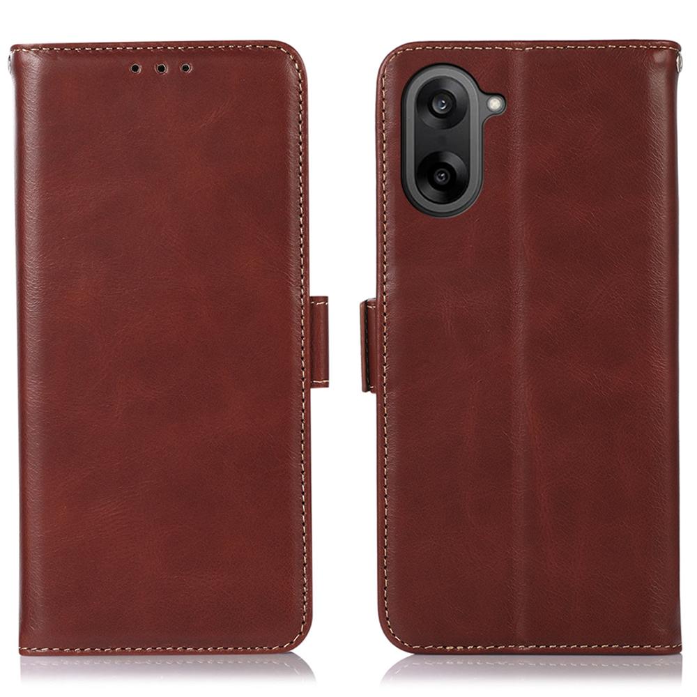 Für OnePlus Ace 5 Racing 5G/Nord CE 5G Hülle RFID-Blockierung Echtes Rindsleder Brieftasche Handyhülle