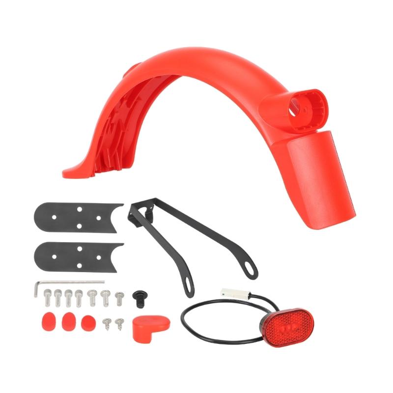 Electric Scooter Rear Mudguard Tire Splash Mudguard with Rear Taillight Back Guard for M365 Scooter Mudguard Brackets
