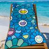 Art M-MurakamiES Flower T-Takashi Towel Quick Drying Beach Towels Are Suitable For Swimming Pools Camping Yoga And The Gym