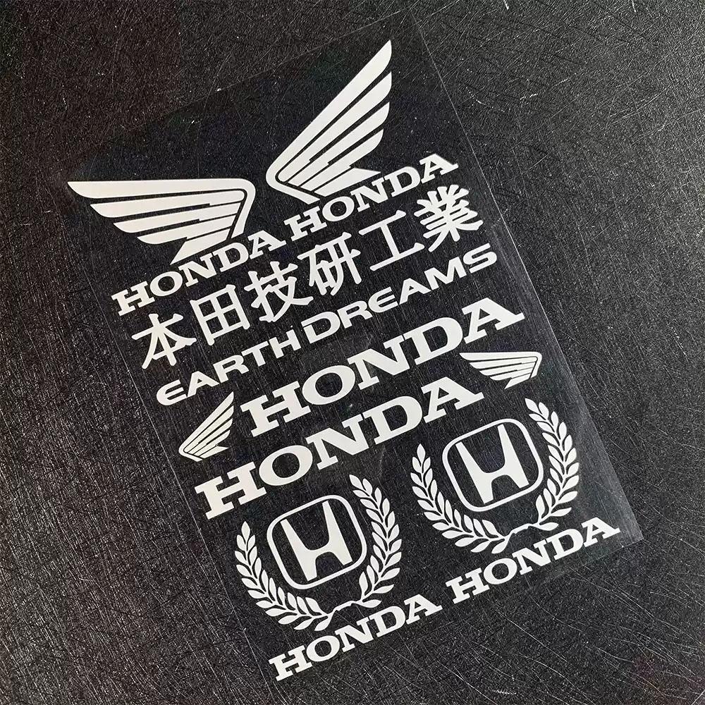 

For Honda PCX160 CM300 CBR650R NS150GX NS125RX Elite125 Motorcycle Modification Decor Stickers Reflective Laser Helmet Decals