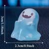 Miniature Ghost Figurines Luminous Resin Figures Small Ghost Garden Decor Holiday Atmosphere Props For Bedroom Living Room
