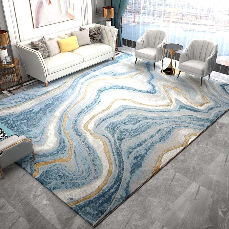 Carpet American Living Room Modern Simplicity of Large Carpet Light Luxury Nordic Bedroom Floor Mat Absorbent Carpet Doormat