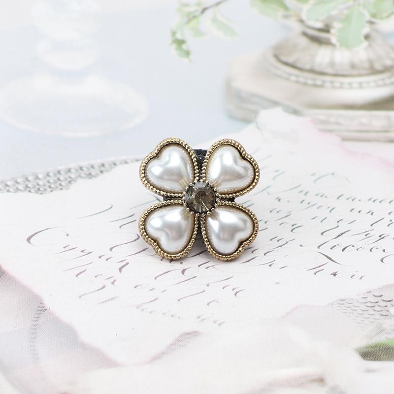 Antique Pearl Diamond Shoe Buckle Crystal Gem Shoelace Decorative Flower Rhinestones Shoelaces Decoration Shoe Charms Accessorie