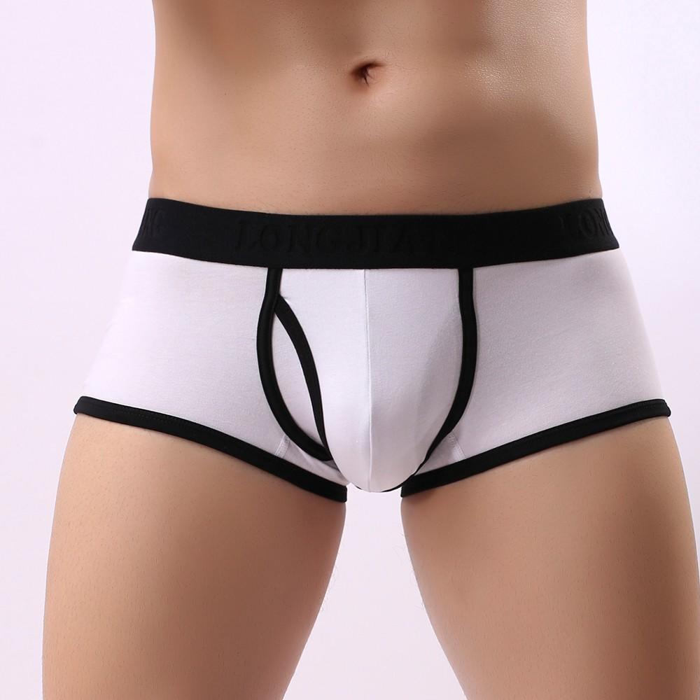 Sexy Mens Solid Breathe Underwear Briefs Bulge Pouch Shorts Underpants