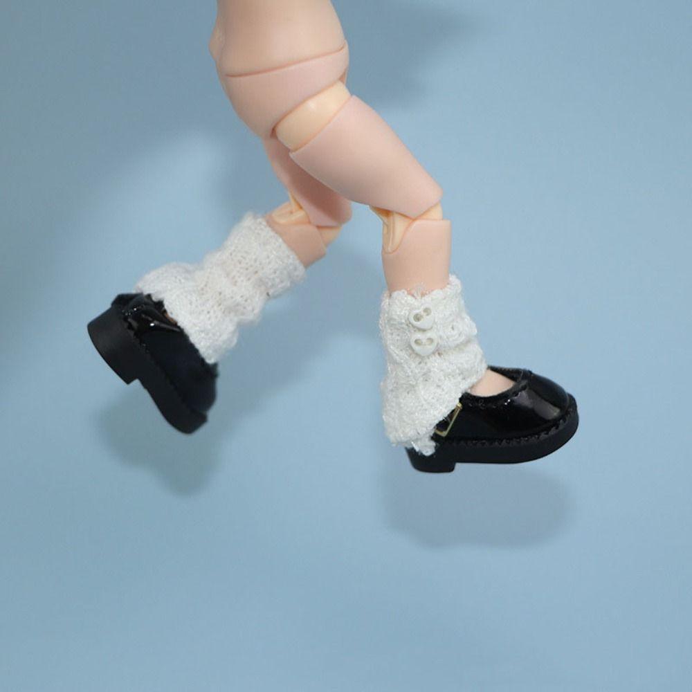 2 Styles Doll Clothes Socks DIY Doll Cotton Socks 1/11 Doll Socks  1/12 BJD Doll/OB11 Doll