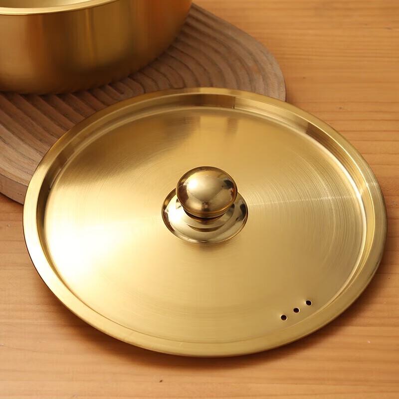 YiBo 22cm Edelstahl Koreanischer Ramen Topf