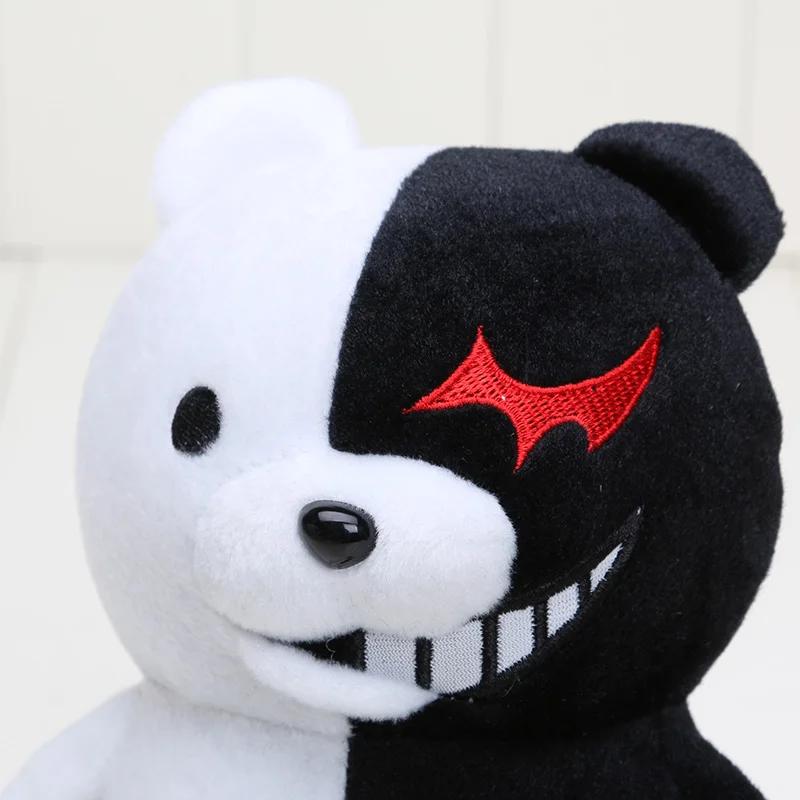 25cm Anime Dangan Ronpa Super Danganronpa 2 Monokuma Siyah&Beyaz Ayı Peluş Oyuncak Ayı Yumuşak Dolgulu Hayvan Bebekler Oyuncaklar
