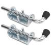 2PCS 6 Inch Spring Loaded Latch Pin Heavy Duty Latch Pin Door Lock for Tailgate Trailer Carriage Garage