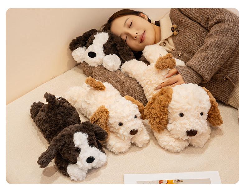 Lying Lazy Dog Plush Toy - Cute & Trendy Comfort Gift for Kids