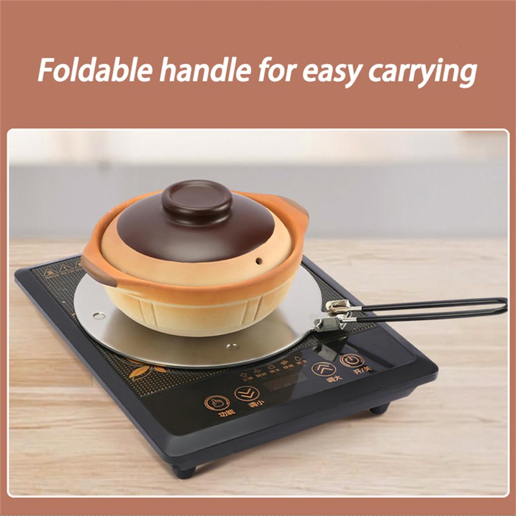 Płyta rozpraszająca ciepło ze stali nierdzewnej Dysk rozpraszający ciepło na kuchenkę Idealny prezent dla miłośników kawy i entuzjastów gotowania