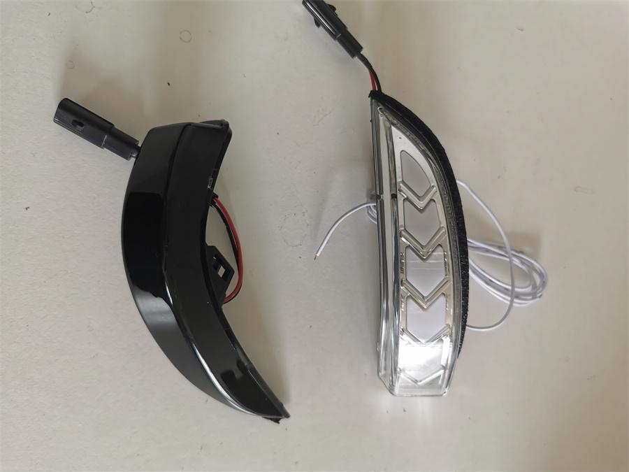 2Pcs Dynamic Amber Side Mirror Sequential Signal Lights For Toyota Venza Corolla