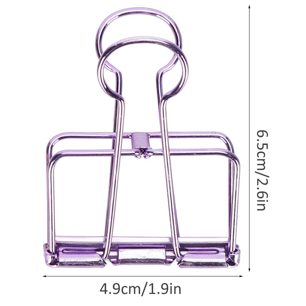 Hollow Dovetail Clip MultiColor Tail Clips Paperclip Decorative Tool(L )