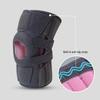 Enhanced Shock-Absorbing Knee Pad with Compression Straps