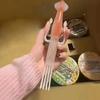 1/2Pcs Funny Squid Cuttlefish Fork Fruit Cup Noodle Tableware Fork Instant Noodle Forks Bento Lunches Forks Food Pick Toothpick