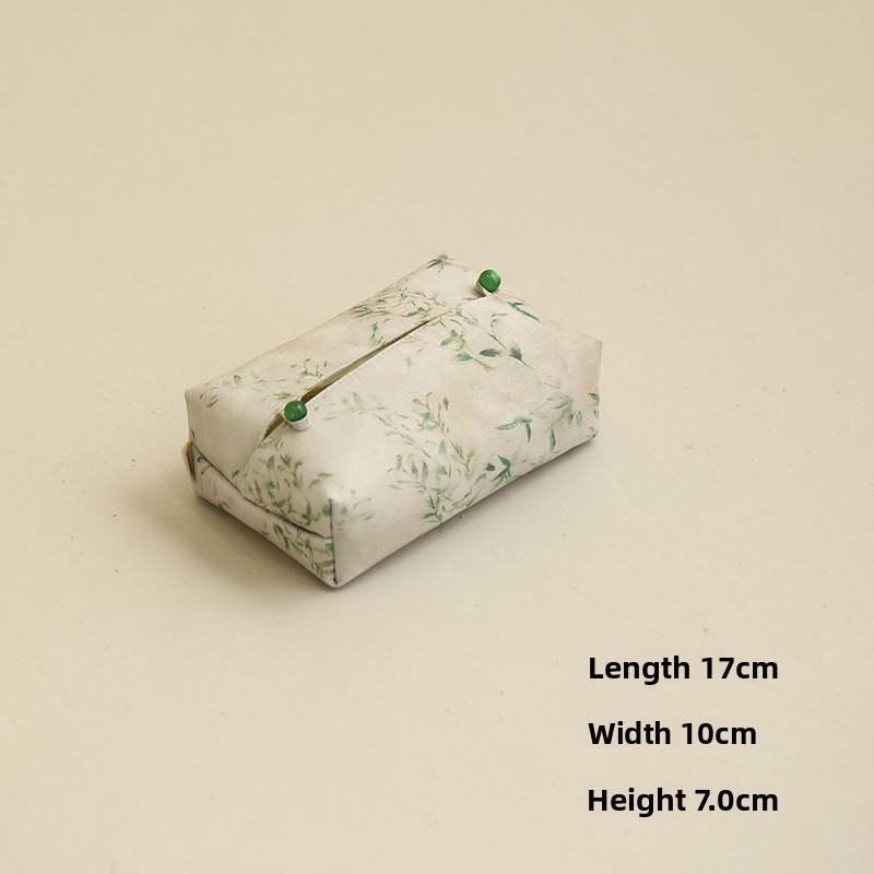 Luxury New Chinese Style Brocade Embroidery Fabric Tissue Box Cover for Living Room Car Office Home Decor Gift