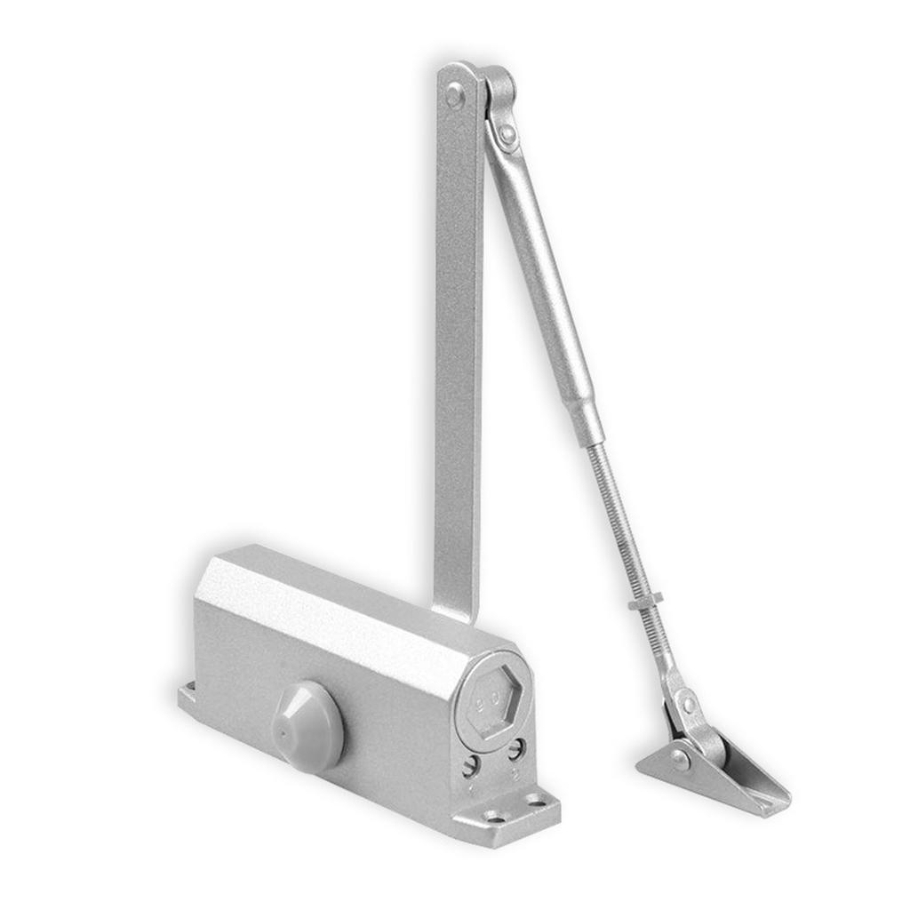 Hydraulic Door Closer for 45 85kg Home Fire Door 180 Degree Non Hold Open Buffer