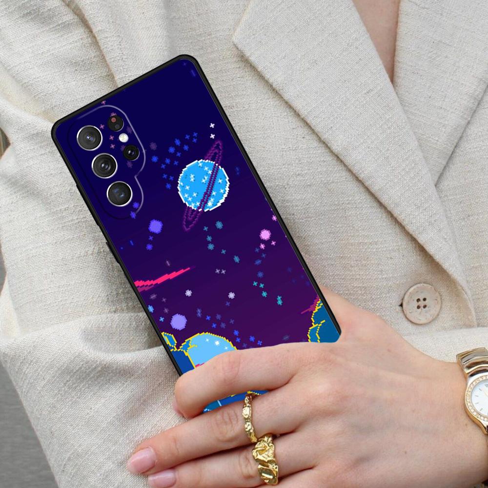 Pixel Art Aesthetic SOFT Cell Phone Case for Samsung Galaxy S26 Ultra S25 S24 S23 S22 S21 S20 Note10 Cover