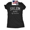 Womens Salem Mass 1692  Funny Halloween Witch Broom Joke Tee for Ladies Unisex T-Shirt