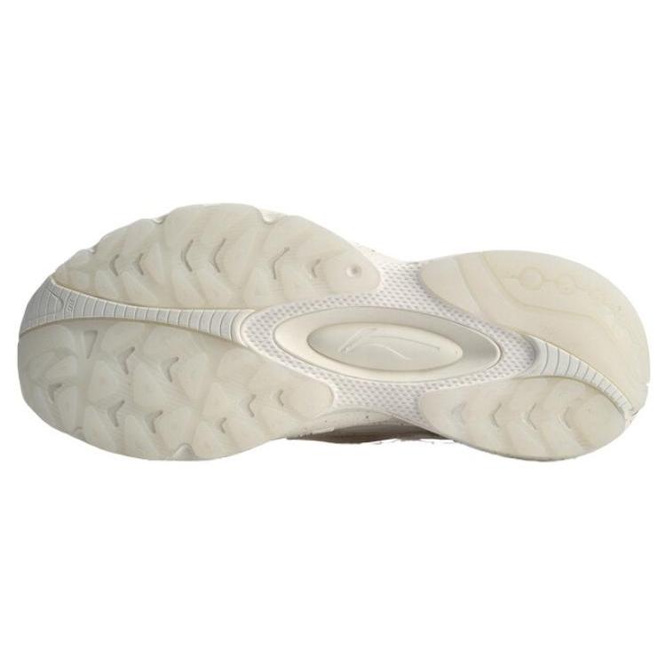 Li Ning V8 1.5 Fabric Slip Resistant, Abrasion Resistant, Lightweight Low top Running Shoes Women's White Gold ARHQ058-3