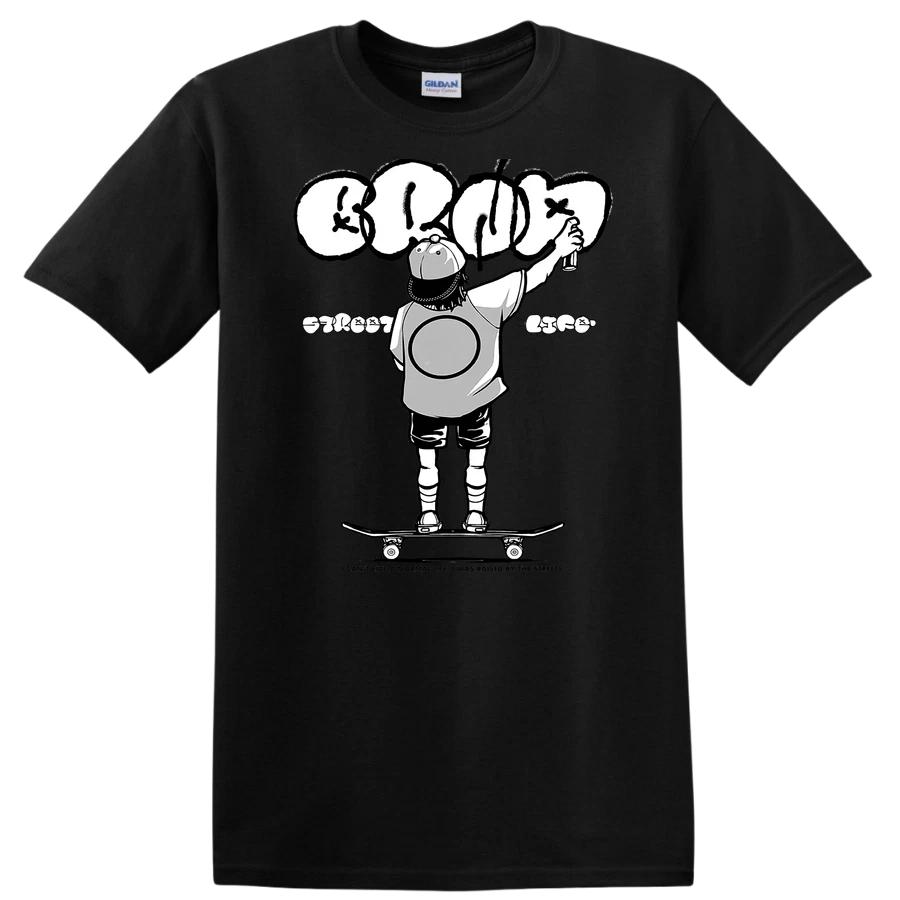 Graffiti Skateboarder Street Life T Shirt Urban Art Graphic Tee 57Rox XS