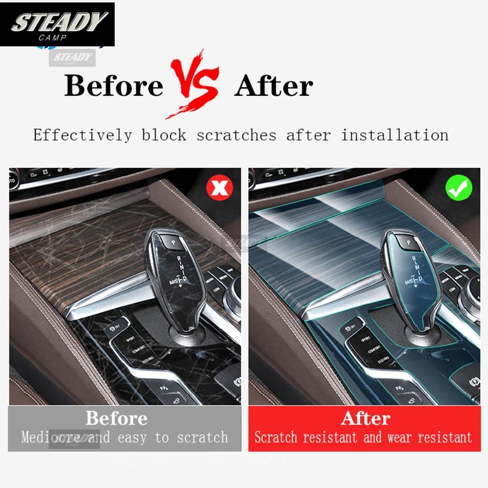 For Nissan X-TRA 2021-2023 Car interior Center console transparent TPU Paint protective film Anti scratch sticker LCD scree PPF