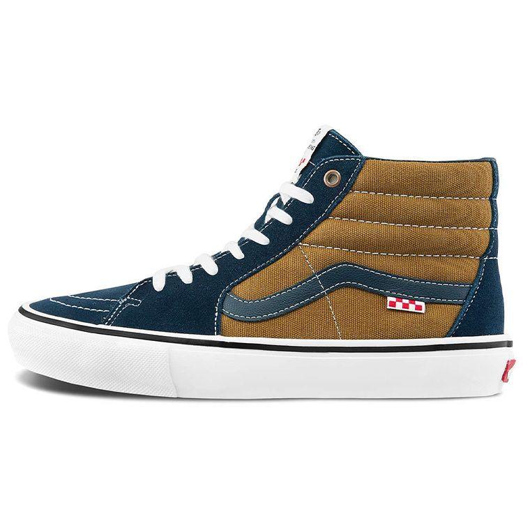 Vans Skate Sk8-Hi Dane Reynolds Collaboration Unisex Navy Golden Brown VN0A5FCC9CV 35