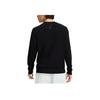 Nike Solid Color Logo Pullover Crew Neck Long Sleeve T-Shirt Men Tops Black DR5292-010