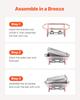 VEVOR Chafing Dish Buffet Set, 8 Qt 2 Pack, Stainless Steel Chafer with 2 Full Size Pans