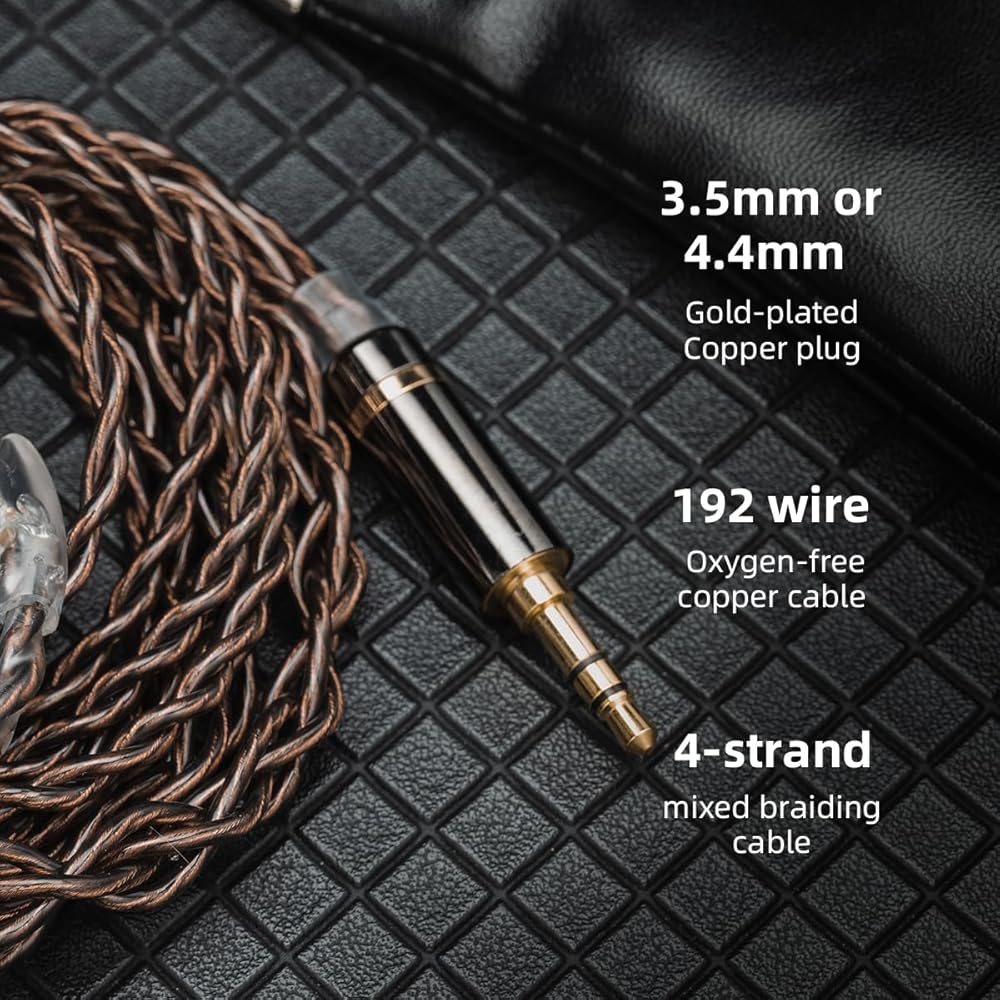Hidizs MS3 Wired Gaming Earphones 2BA+1DD Drivers Detachable Cable 3.5mm Jack