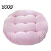 High Elasticity Chair Cushion Round Corduroy Cushion, 16.5 Inch Ultra Soft Seat Pad, Portable Support for Travel Washable Floor Reading Nook