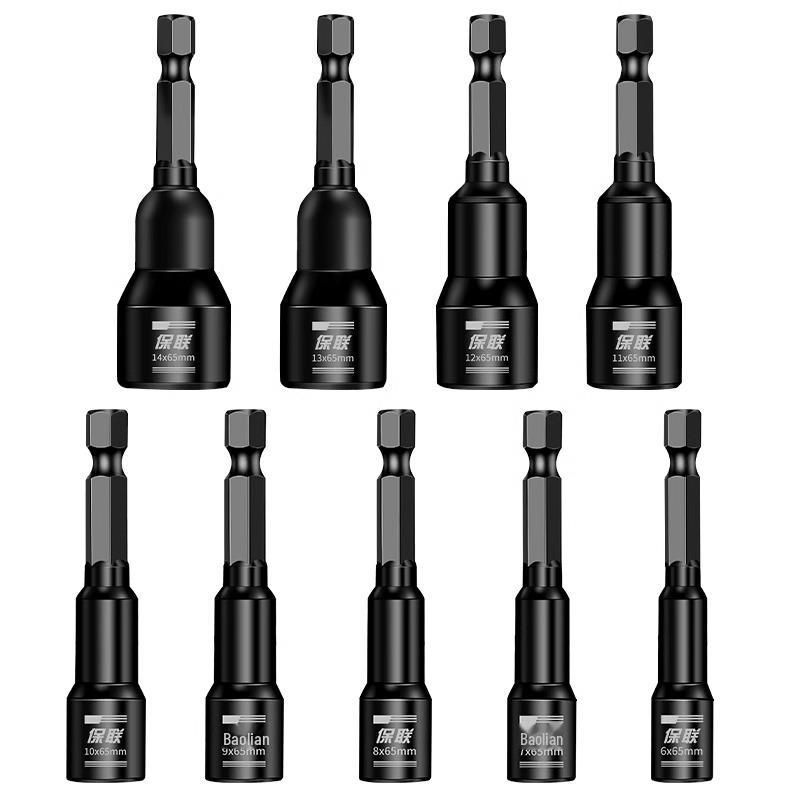 8mm Hex Magnetic Sleeve Screwdriver Head for Disassembly and Installation