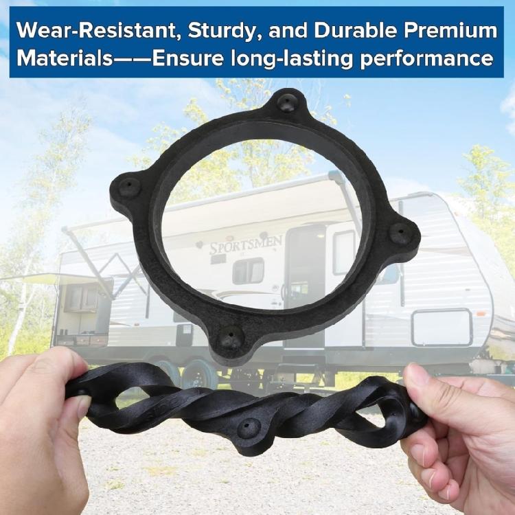 Smooth Toilet Floor Flange Seal & Mounting Kits Rubber Hygienic & Long lasting