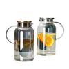 Large Heat-Resistant Borosilicate Glass Pitcher for Cold Water, Juice, Milk - Transparent, High Capacity 