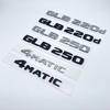 2017 Schwarz Silber Buchstaben Emblem Abzeichen für Mercedes Benz W247 GLB220d GLB250 4Matic Auto Styling Stamm Typenschild Aufkleber