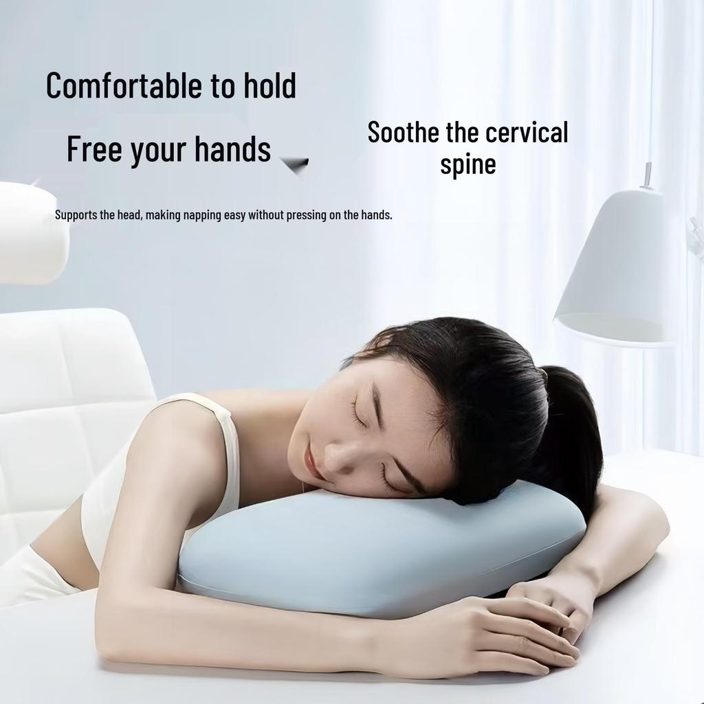 Portable Prone Nap Pillow - Compact Lumbar Support & Hugging Cushion for All Seasons