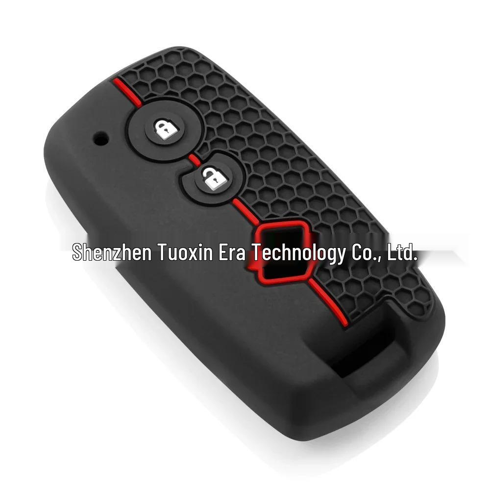 Silicone 2-Button Key Cover for Changan Suzuki Tianyu SX4, Swift, Vitara – Hollowed-out Style