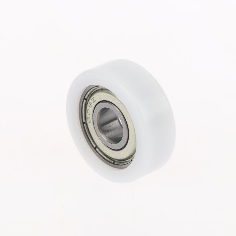 Plastic-Coated Roller Guide Wheel Easy Installation BS60828-10 Flat POM Pressure Wheel 1Pc for Home DIY Mechanical Repairs