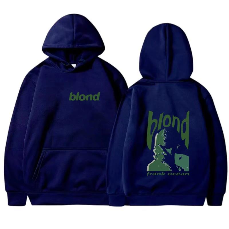 New Rapper Frank Retro Graphic Men's Hoodie Hip Hop Ocean Album Clothing Sweatshirt Y2k Unisex Blond Fashion Oversized Pullovers