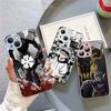 Black Clover Phone Case Tempered Glass For Iphone 14 13 12 11 Pro Mini XS MAX 14Plus X XS XR Fundas