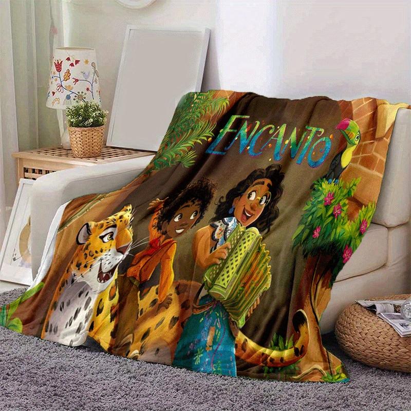 1pc Encanto Printing Blanket - Soft, All-Season Throw for Office Blanket,  | Personalized Gift with Adorable Cartoon Design