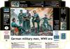 Master Box German Army Front Line Liaison Plastic Model with 2 Field Gendarmerie 3 Generals and a Puppy MB35211 1/35 Figures,