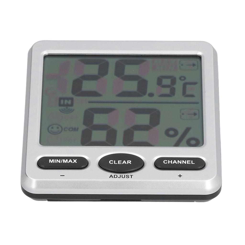 Wireless Thermometer Hygrometer Digital Temperature Humidity Monitor for Indoor Outdoor Baby