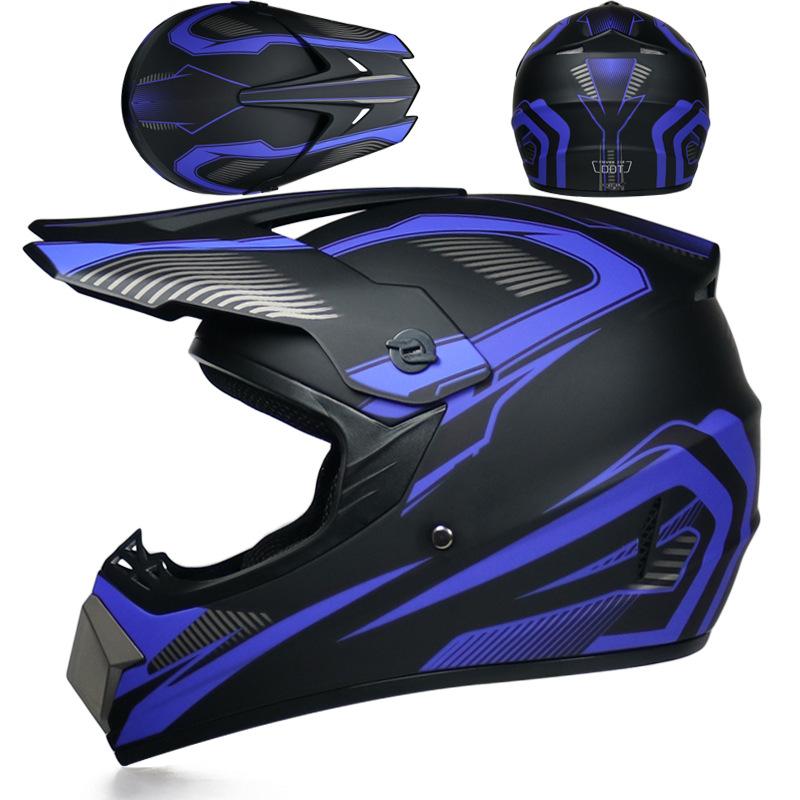 Four Seasons Motorcycle Off-road Helmet for Men and Women, Electric Bike Helmet, Mountain Bike Off-road Helmet, Racing Speed Descent Pedal