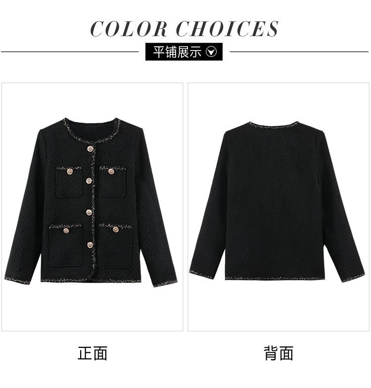Bold woolen French socialite high-end top