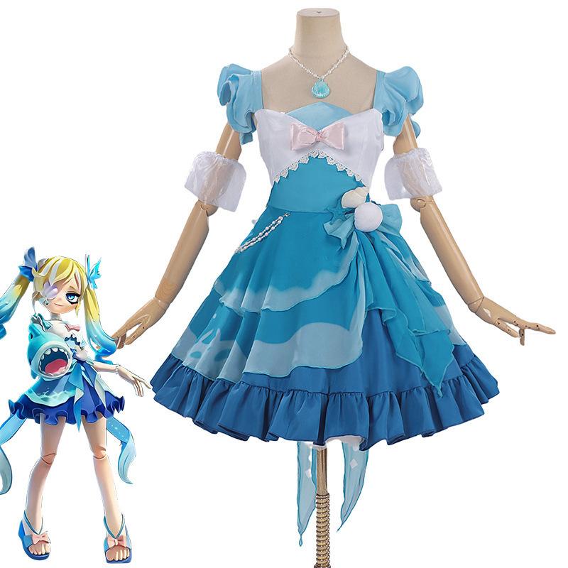 Escape from Fright Night Mute Colorful Summer Stella Game Anime Full Sling Costume