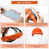 2pcs Summer Headband Helmet Liner Absorbent Sweatband Helmet Durable Use Welding Sweatband  Welders