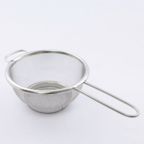 Sil med botten, 18-8 rostfritt stål, enhands, 17 cm, silver