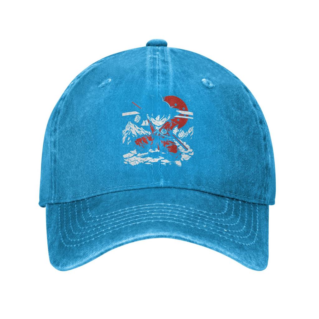 Kid Goku with Power Pole Dragon Ball Baseball Cap Distressed Denim Snapback Hat Men Women Outdoor Summer Adjustable Hats Cap