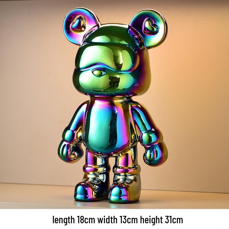 Trendy Beer Figuur Spaarpot - Creatieve Cartoon Decoratie voor Moderne Woonkamers